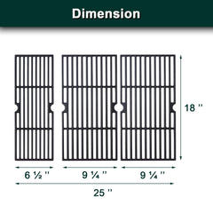 Grill Valueparts close-up of enamel coating showing rust resistance and durability