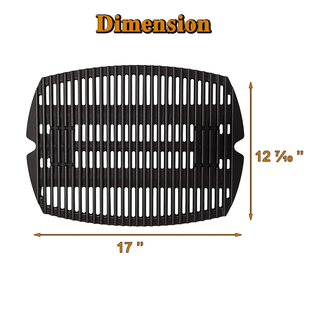 Grill Valueparts close-up matte enamel finish showing rust resistance benefit