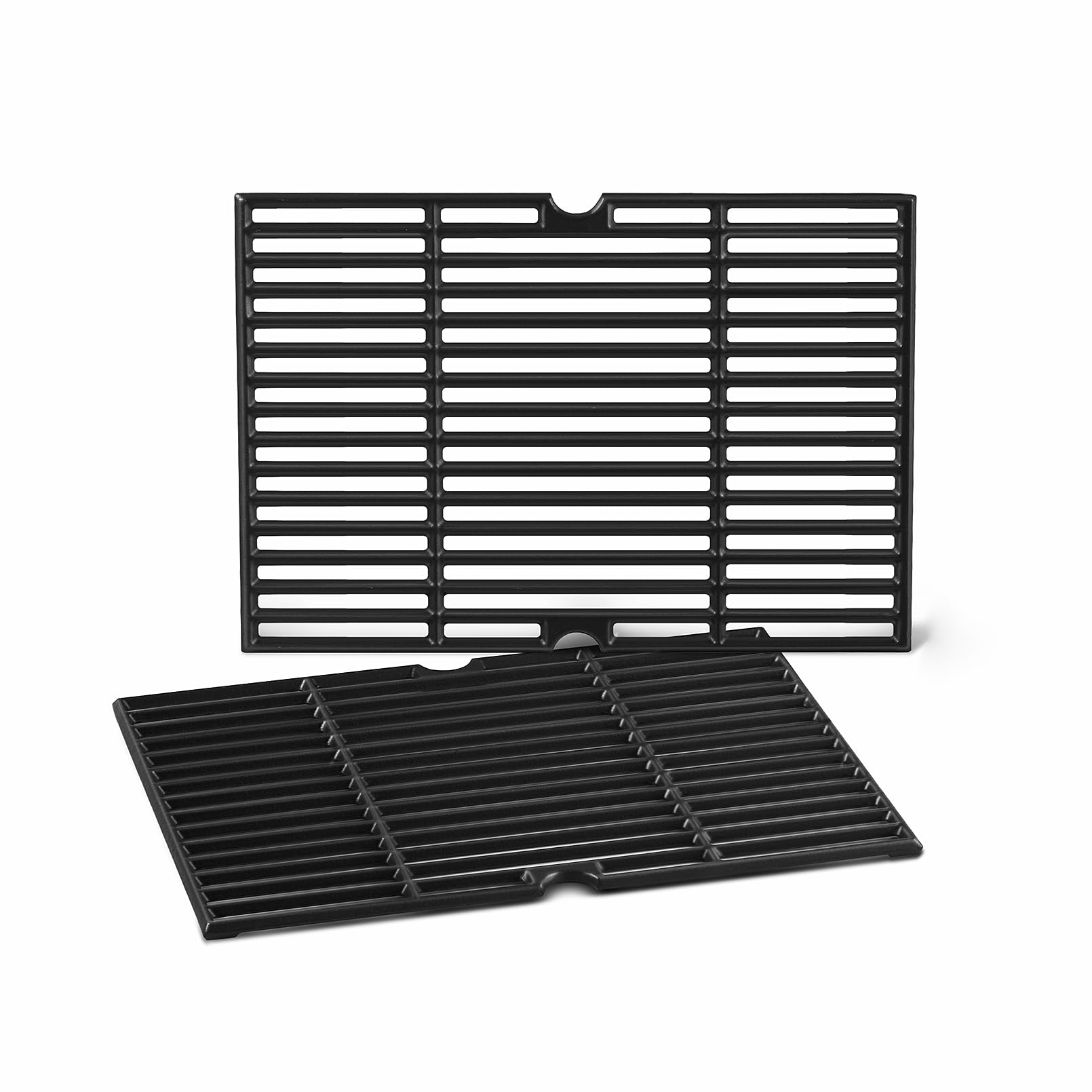 Grill Valueparts front view of two grates showing full coverage and durable finish