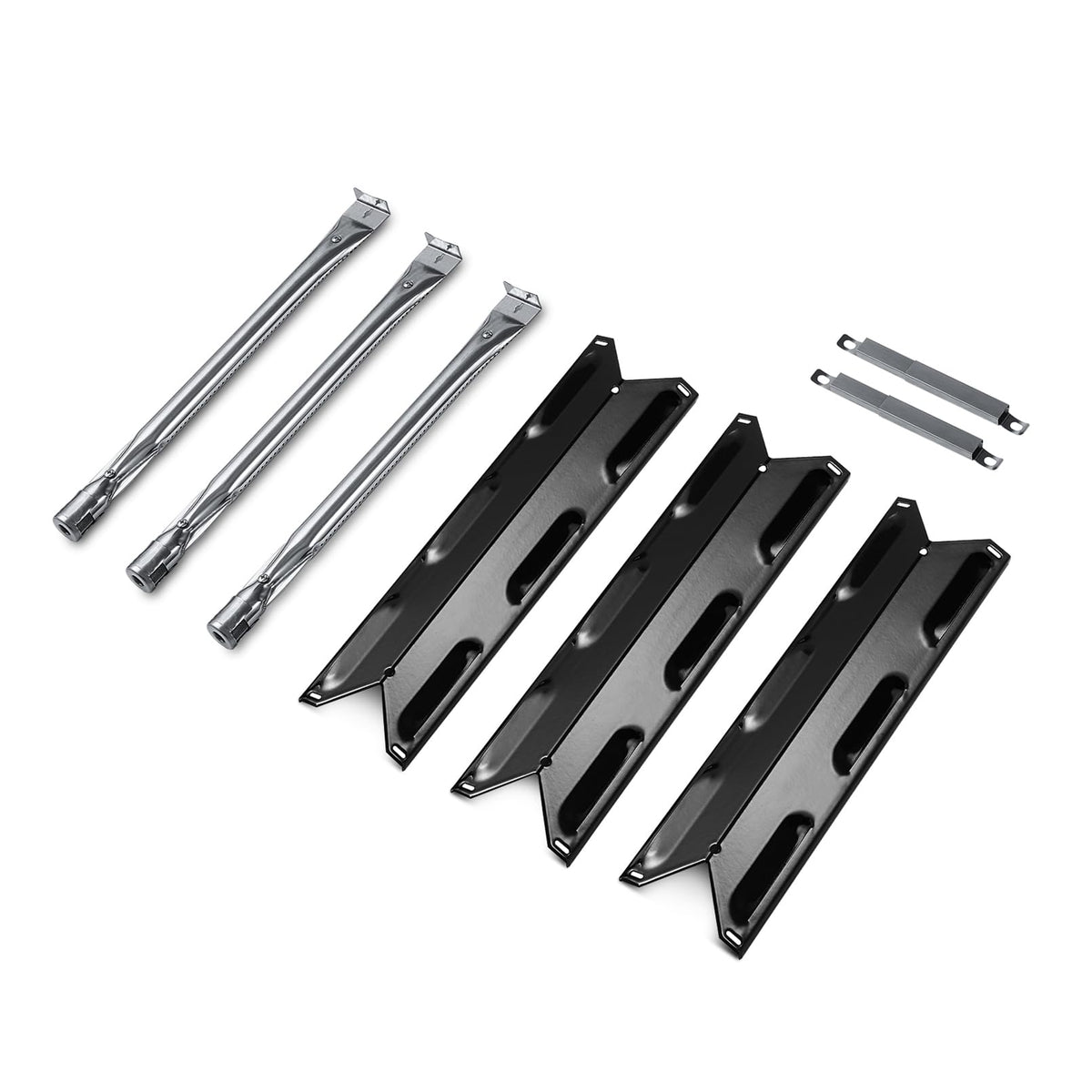 Grill Valueparts front packaging for Kenmore three-burner kit showing included components and fitment