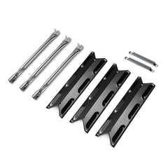 Grill Valueparts front packaging for Kenmore three-burner kit showing included components and fitment
