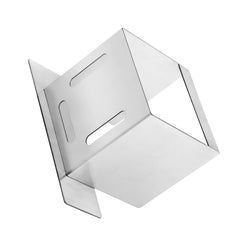 Grill Valueparts front view of heat baffle showing fit and shape for even heat