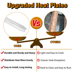 Grill Valueparts heat tent detail showing protective shield that reduces grease flare-ups