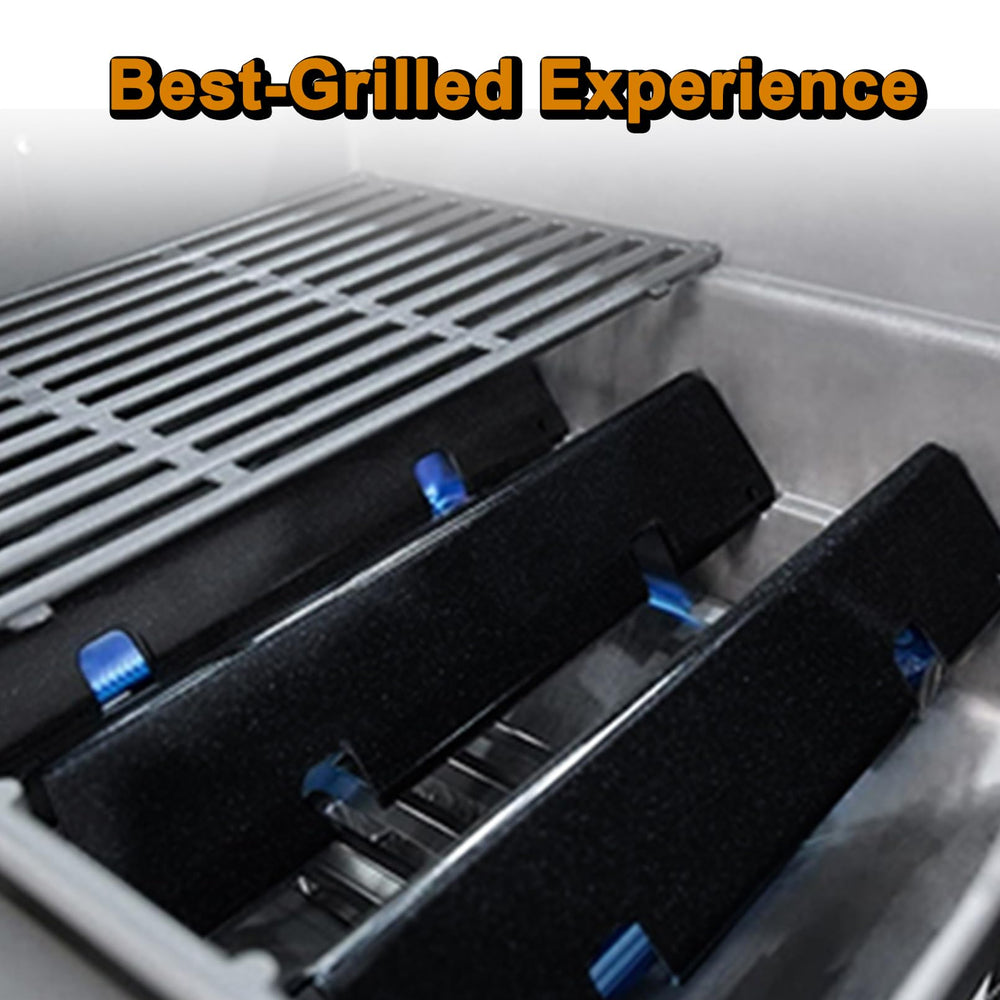 Grill Valueparts assembled in grill demonstrating simple drop-in replacement benefit