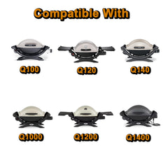 Grill Valueparts installed in a Weber Q-series grill for stable cooking benefit
