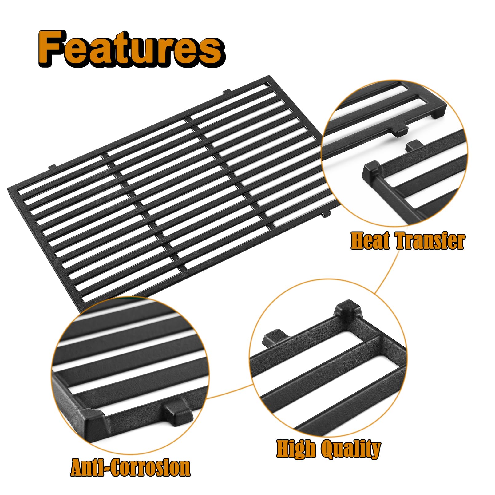 Grill Valueparts installed inside a Genesis grill showing correct placement