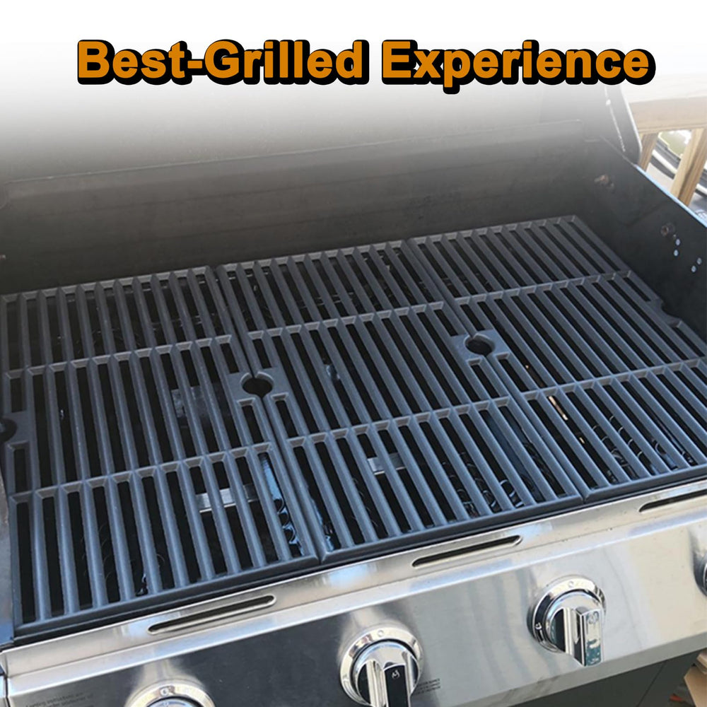 Grill Valueparts grates installed on Char-Broil grill demonstrating easy replacement