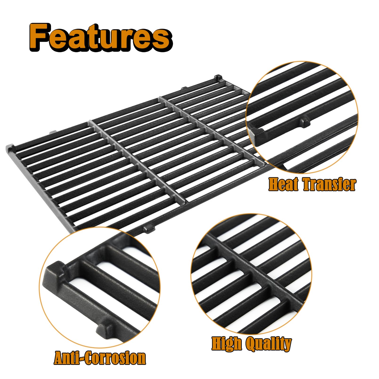 Grill Valueparts kit in backyard grilling setting demonstrating improved sear results