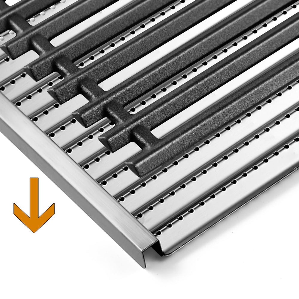 Grill Valueparts plates inside a backyard Char-Broil setup improving results