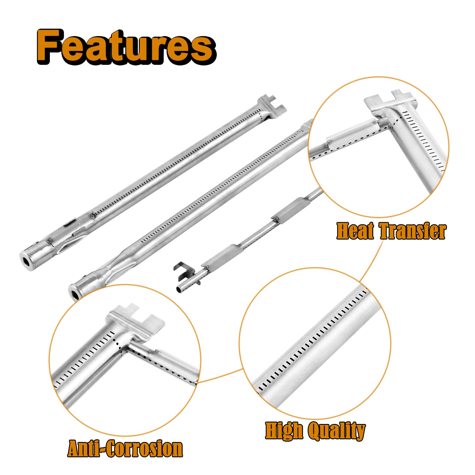 Grill Valueparts stainless finish texture close-up showing corrosion resistance and durability