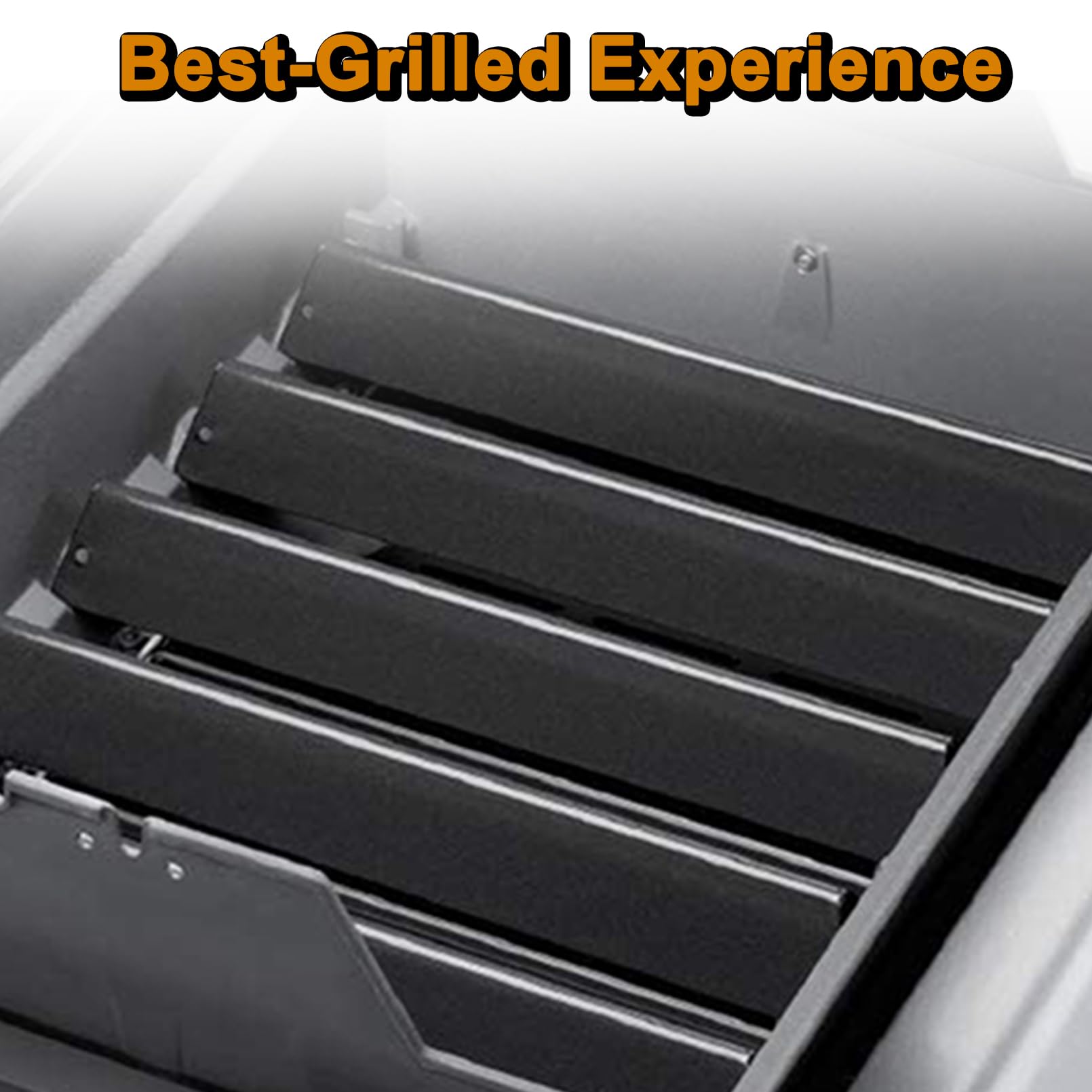 Grill Valueparts covering burner tube detail reducing grease buildup and flare-ups