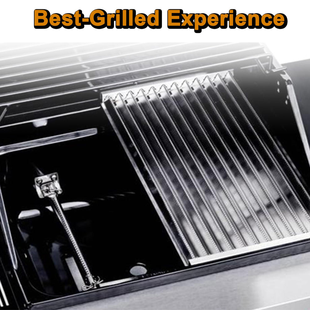 Grill Valueparts plates beside ruler showing 9¼ by 17 inch accurate sizing