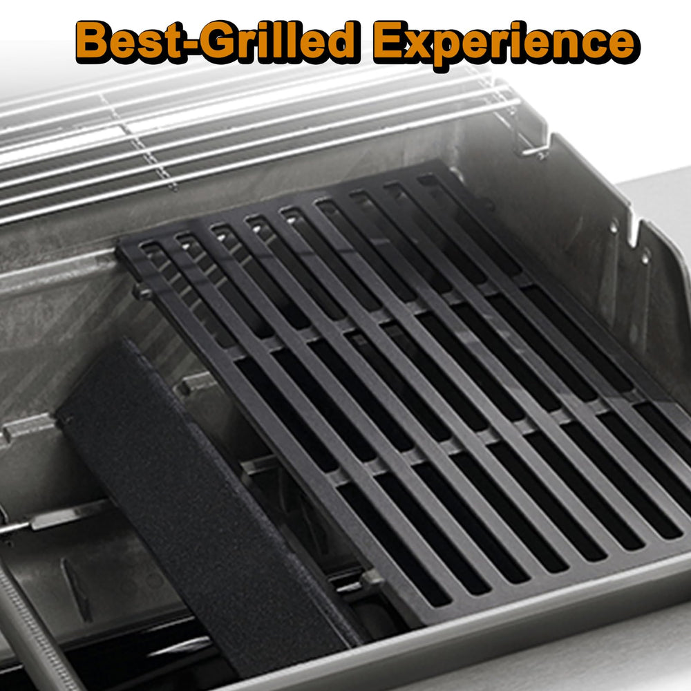 Grill Valueparts grates beside ruler showing accurate dimensions