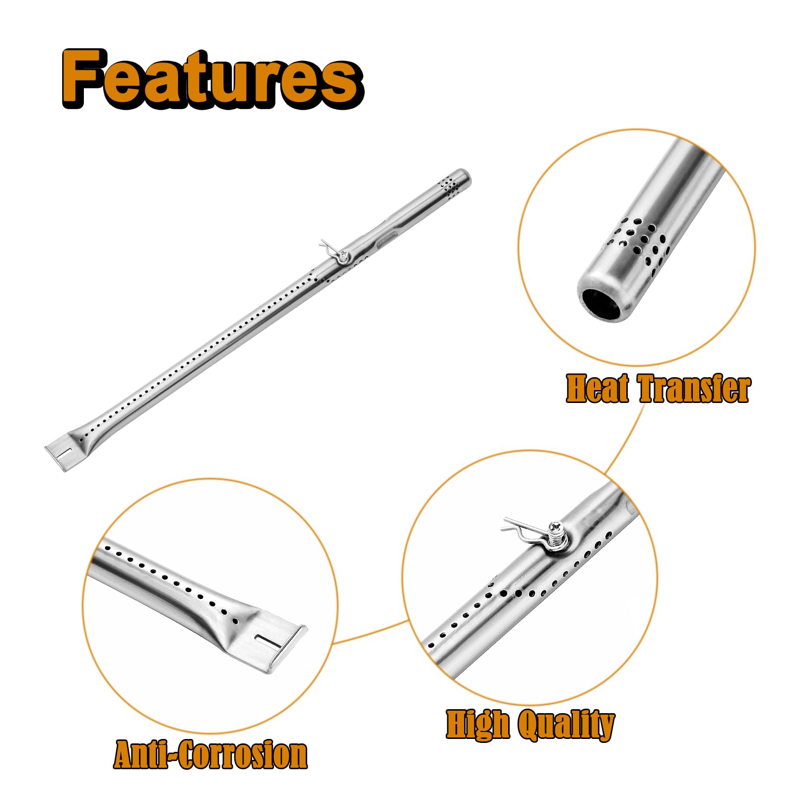 Grill Valueparts parts beside ruler showing correct lengths and fit benefit