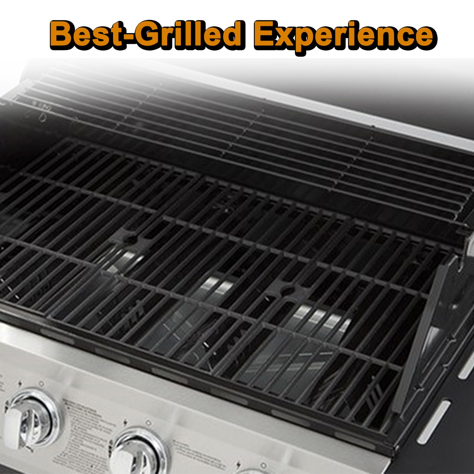 Grill Valueparts grates beside ruler showing exact dimensions for fit