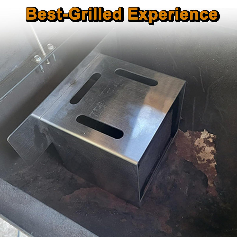 Grill Valueparts beside ruler showing 6x10x6 inch dimensions for correct fit