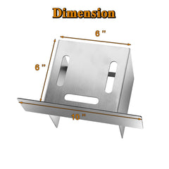 Grill Valueparts underside close-up showing stainless steel durability and airflow