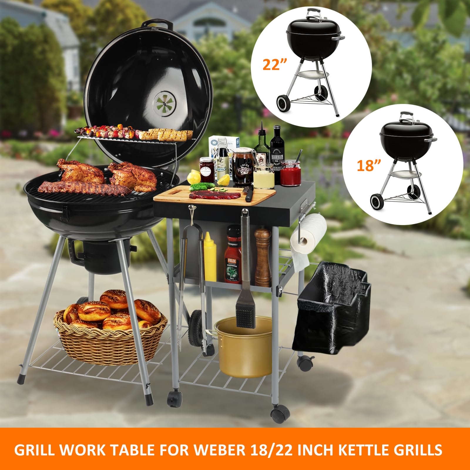 GrillAce mounting closeup with pre-drilled holes for secure fit