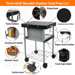 GrillAce detachable wire rack and seasoning grooves for quick access