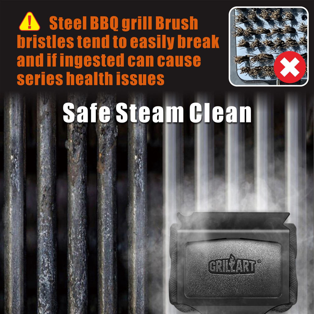 GRILLART lifestyle outdoor grilling scene demonstrating easy maintenance advantage