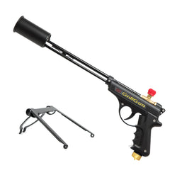 GRILLBLAZER GrillGun front view showing robust handheld design and ergonomic grip
