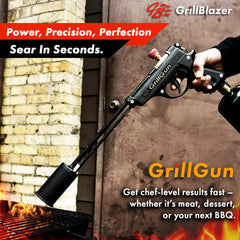 grillblazer ergonomic handle and trigger close-up for comfortable precise control