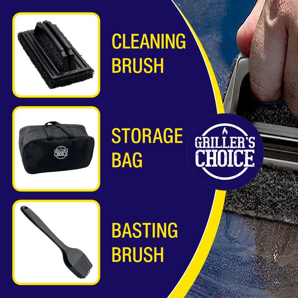 Grillers Choice ergonomic handle detail delivering comfort and control during service