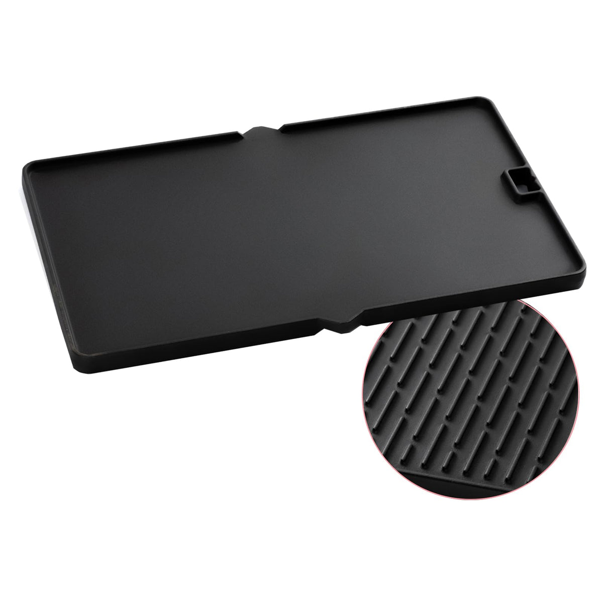 Grillflame 7404 front view showing full replacement griddle insert and fit