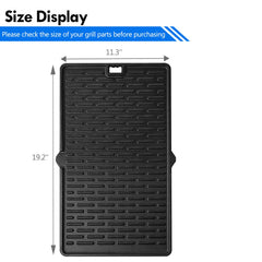 Grillflame ribbed side closeup highlighting raised grates and high-heat searing benefit
