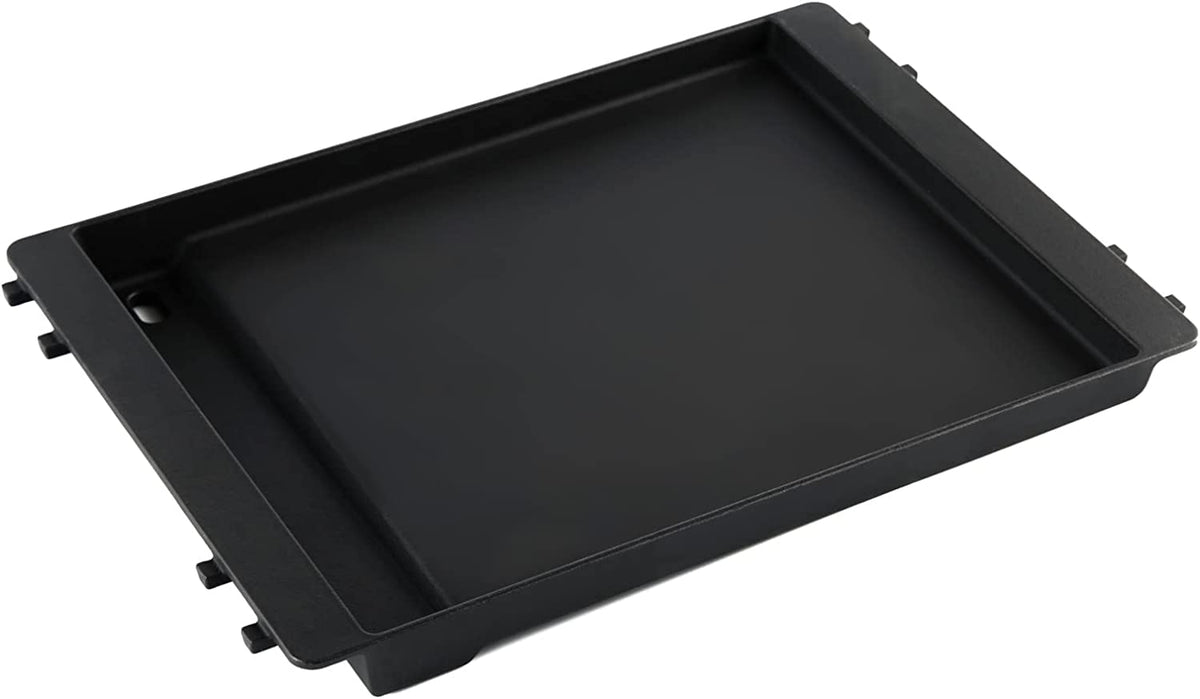 Grillflame front view griddle insert showing full cooking surface