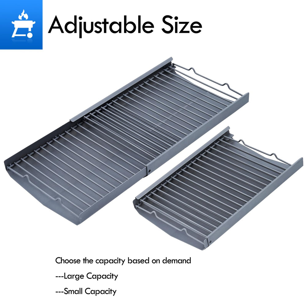 Grillflame ash outlet side view for convenient ash dumping benefit