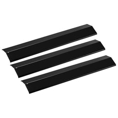 Grillflame front view longhorn heat plates showing three-piece set and fit