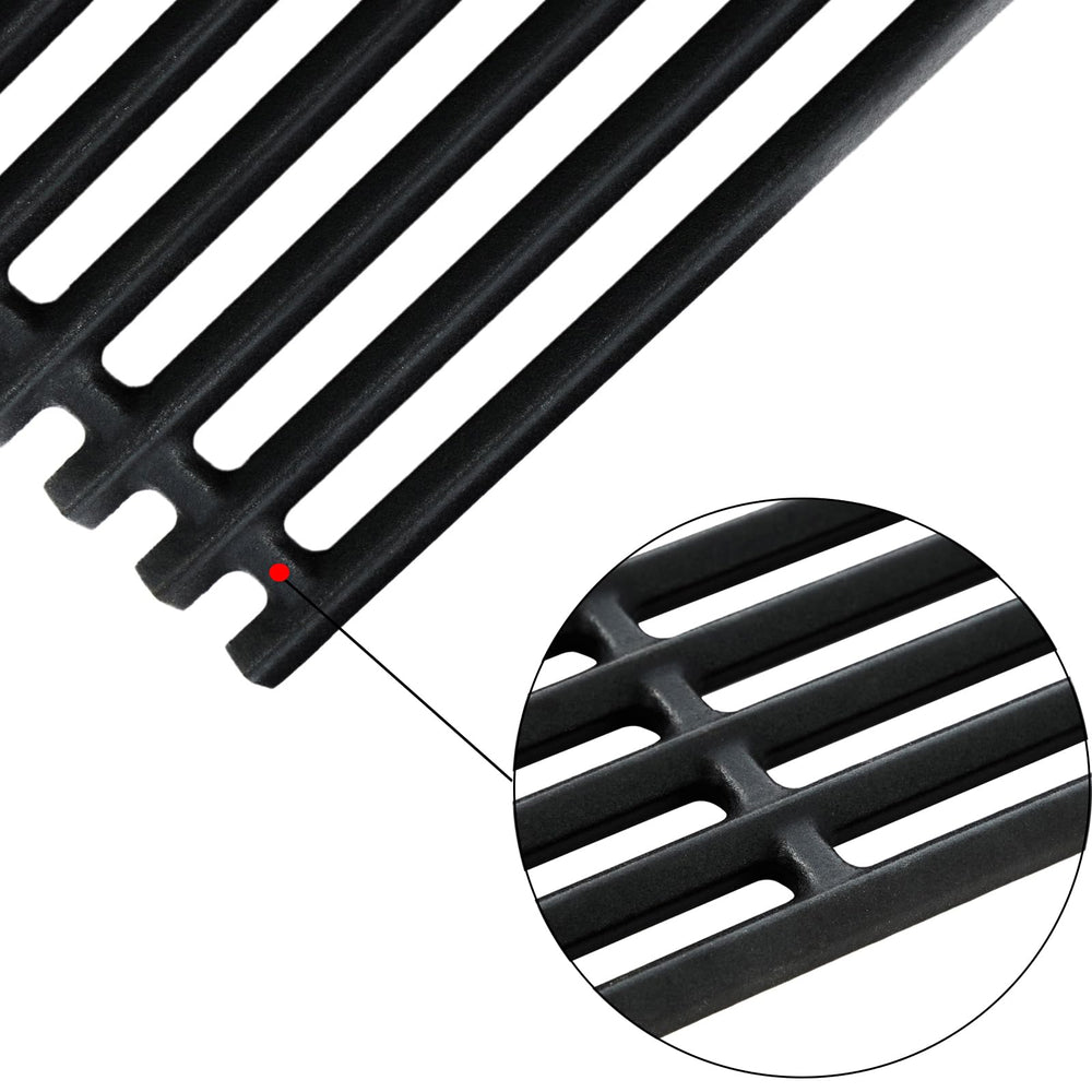 Grillflame grates displayed without emitter plates clarifying what is and isn't included