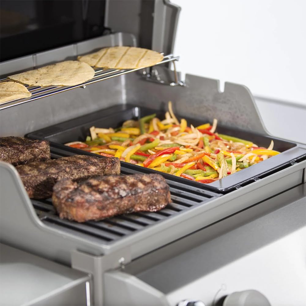 Grillflame lifestyle backyard grill setting showing versatile outdoor cooking