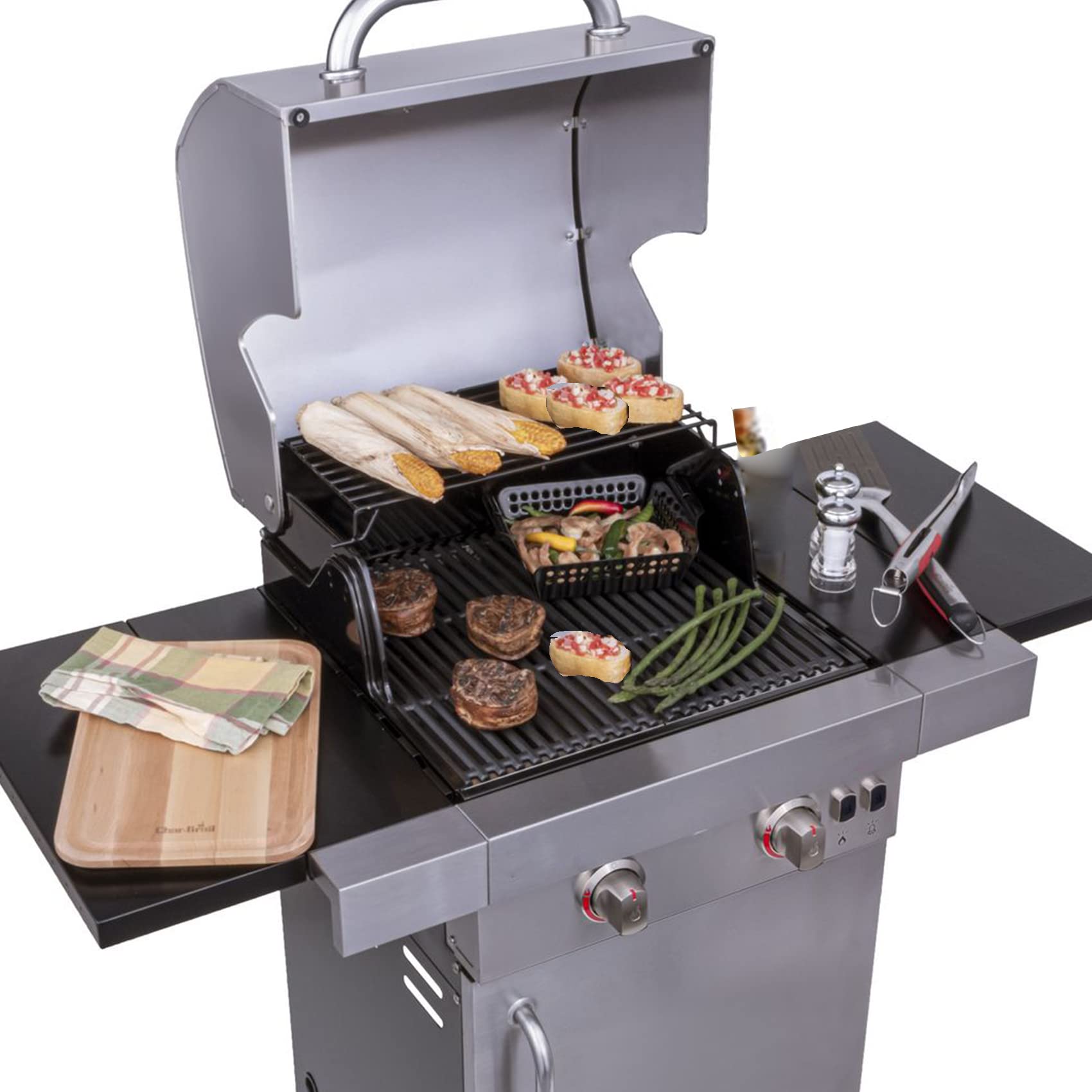 Grillflame packaged pair ready to install emphasizing simple replacement convenience