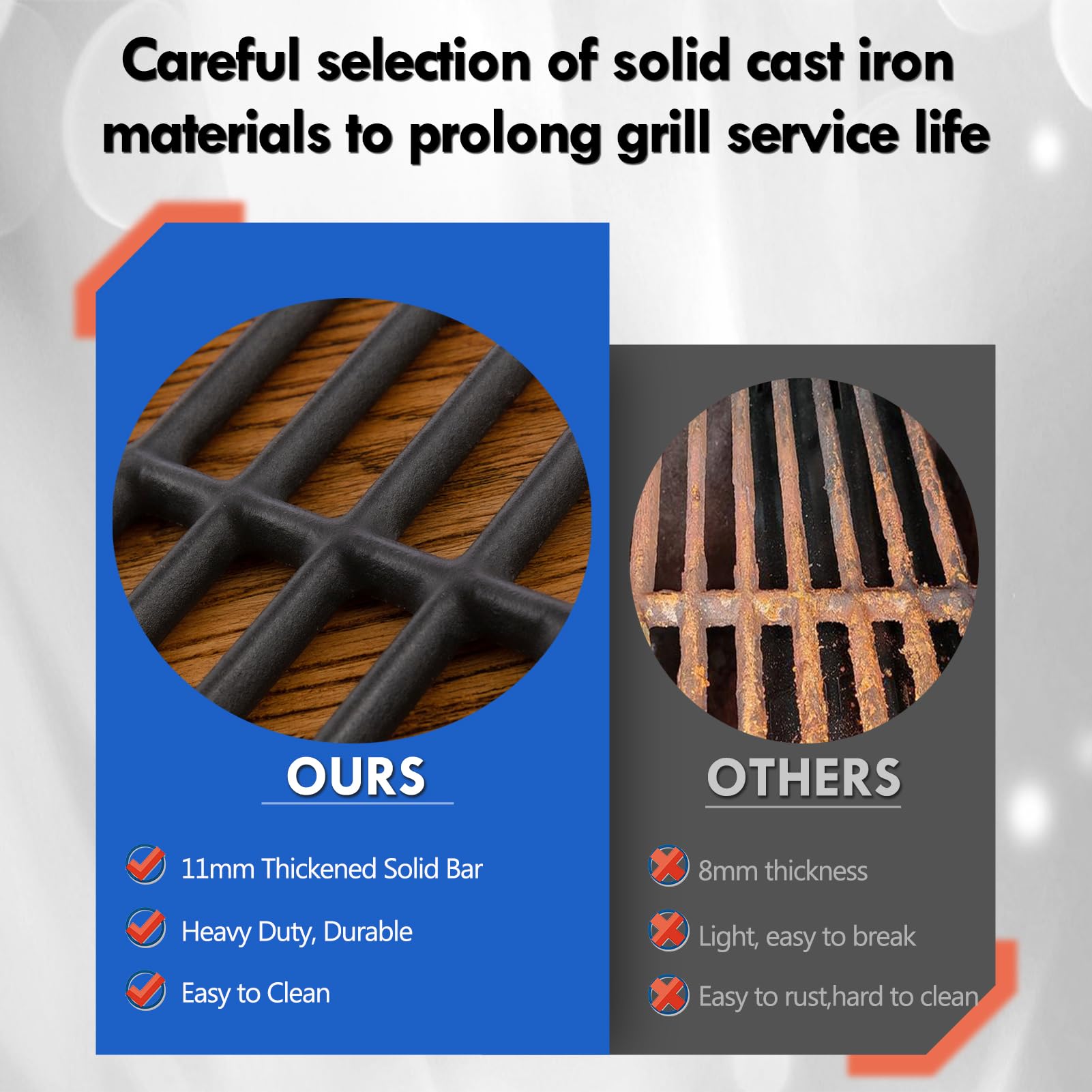 Grillflame detailed sear marks demonstrating strong contact and flavor benefit