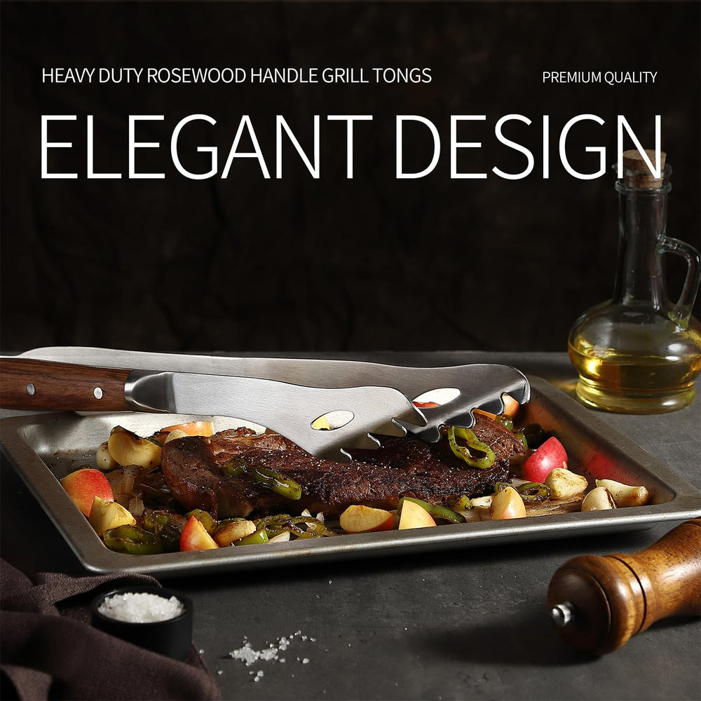 GRILLGEN side profile showing length and scale for heat-safe reach benefit