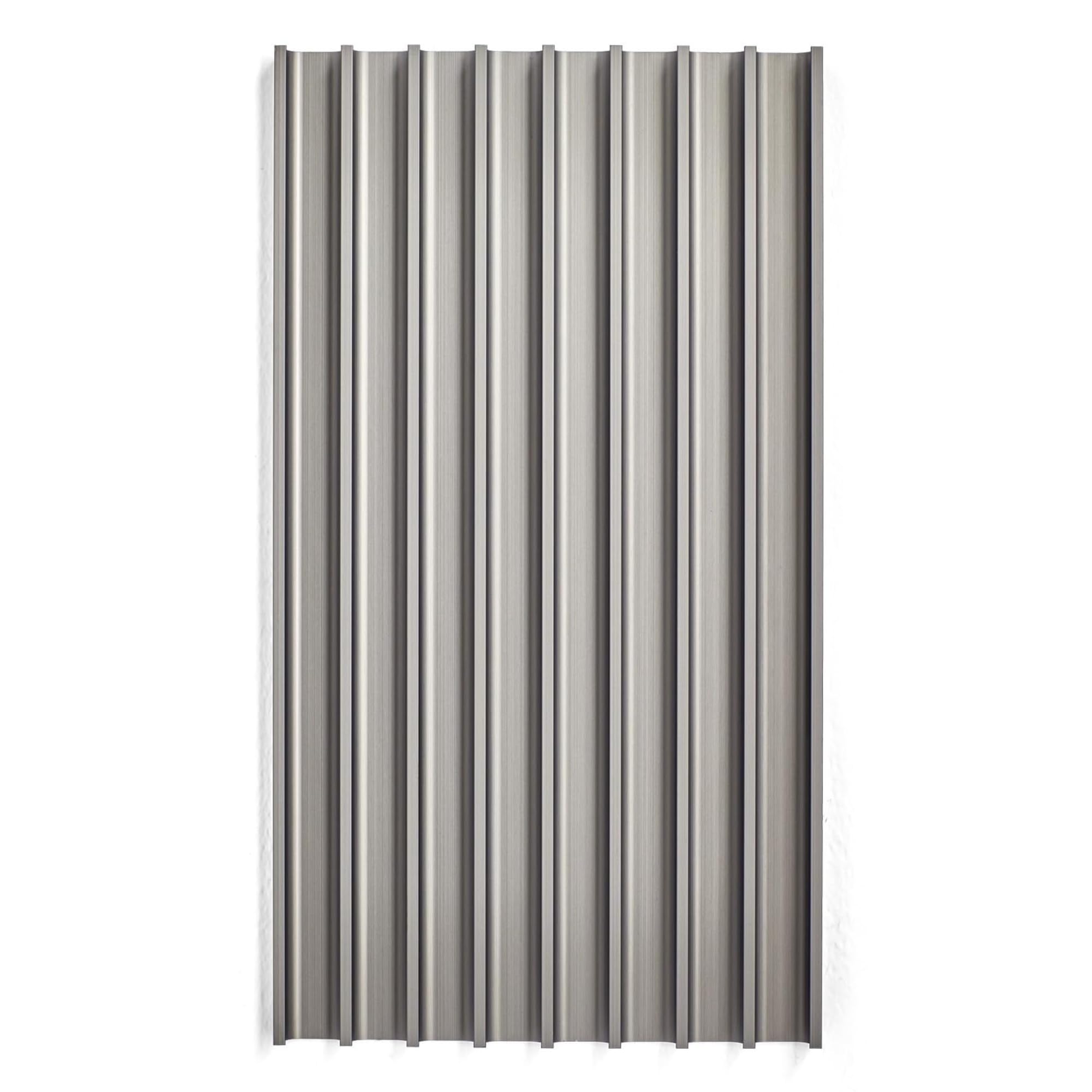 GrillGrate front view on flat top showing fit and even heat distribution