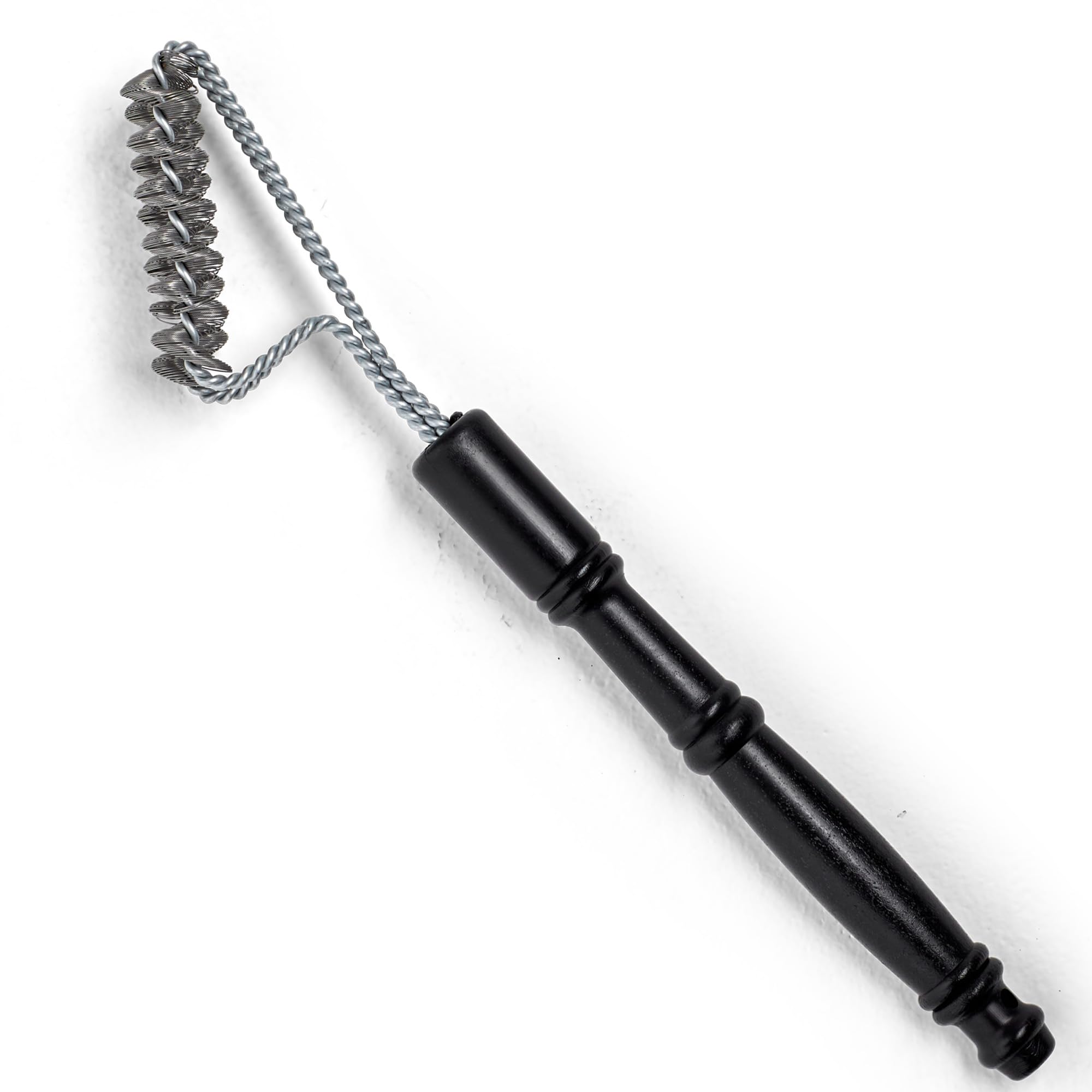 GrillGrate front view showing dual-head brush cleaning efficiency