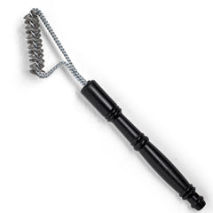 GrillGrate front view showing dual-head brush cleaning efficiency