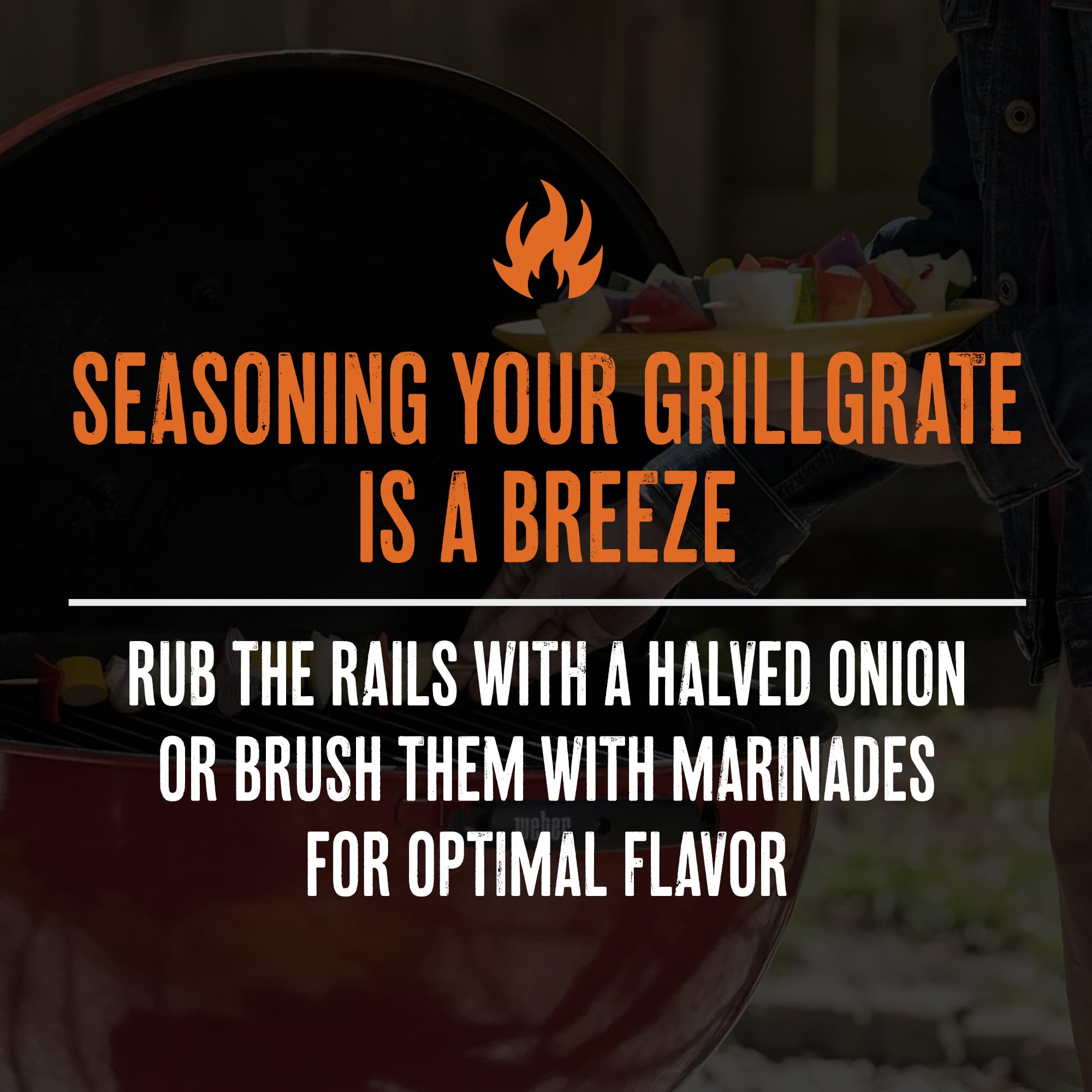 GrillGrate lifestyle backyard cookout showing easier cleanup and flavor