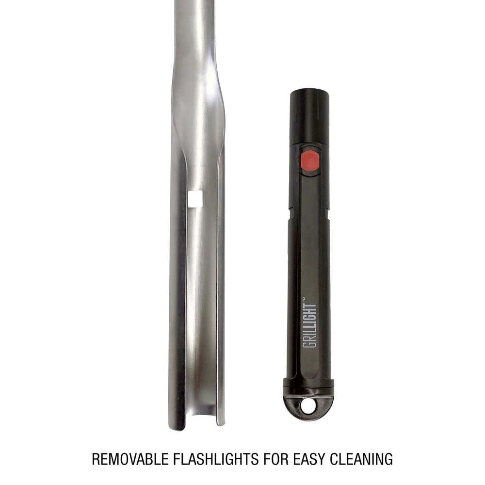 Grillight stainless steel texture close-up illustrating thick, restaurant-grade durability