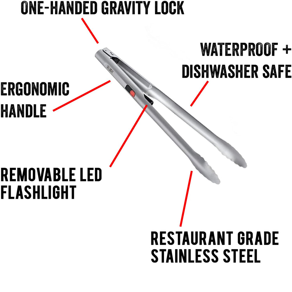 Grillight detachable waterproof flashlight removed for cleaning and battery access benefit