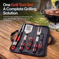 GRILLION spatula blade close-up highlighting sturdy stainless-steel construction
