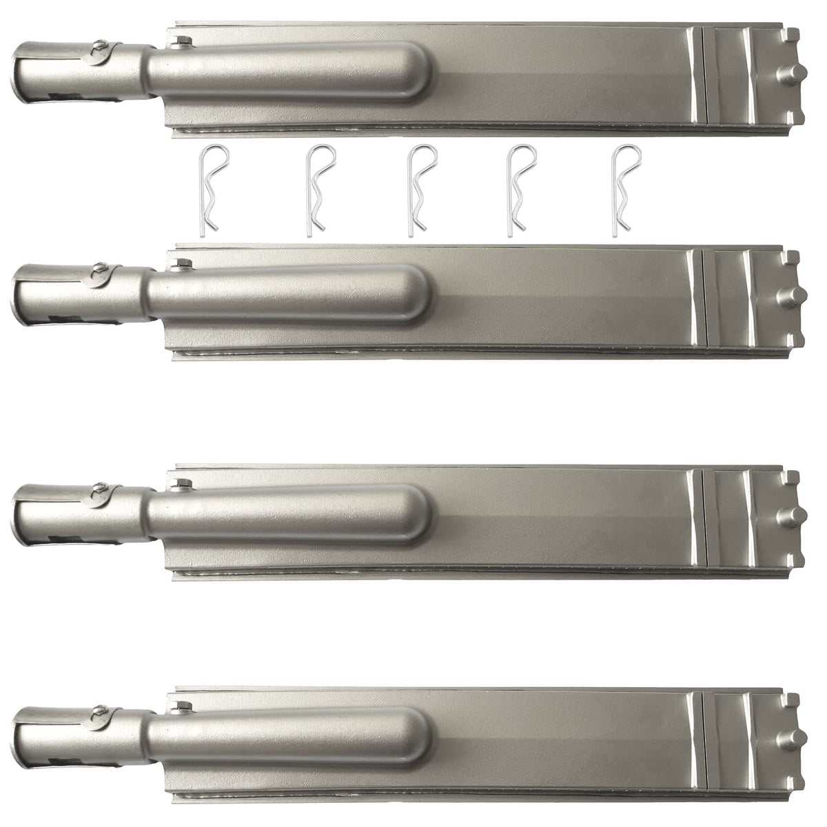 GRILLJOB 4-pack front view showing packaged replacement burners and value