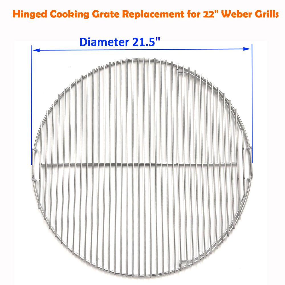 GRILLJOB close-up of upgraded hinges showing smooth spin and anti-stick benefit