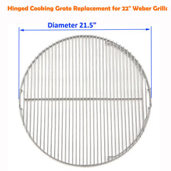 GRILLJOB close-up of upgraded hinges showing smooth spin and anti-stick benefit