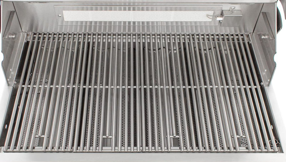 GRILLJOB lifestyle shot of grill in backyard conveying upgrade and cooking performance