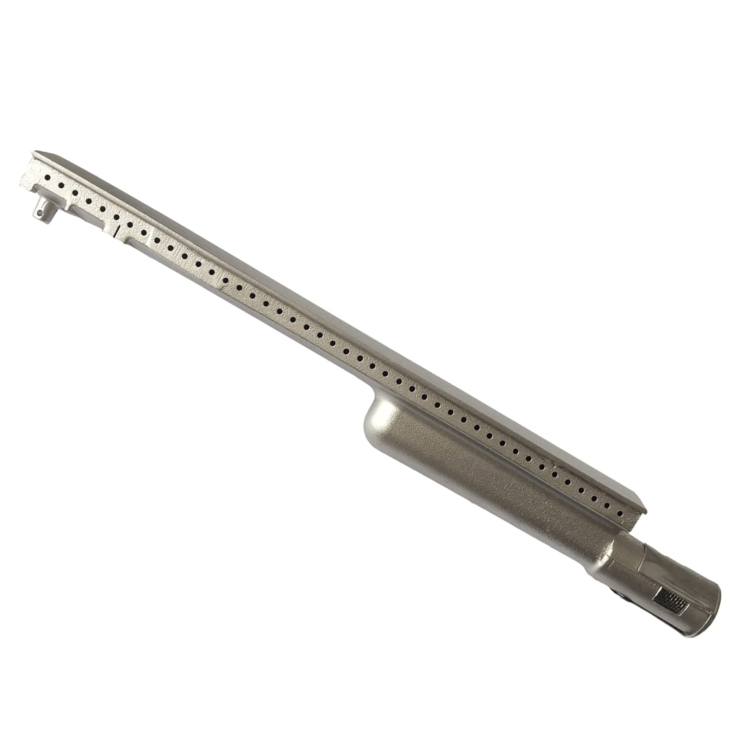 GRILLJOB burner beside ruler showing 15 13/16 inch length for correct sizing