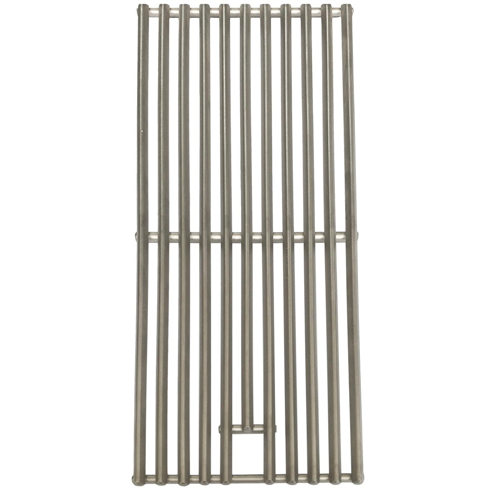 GRILLJOB grates beside ruler showing 18 x 7-3/8 inch exact measurement